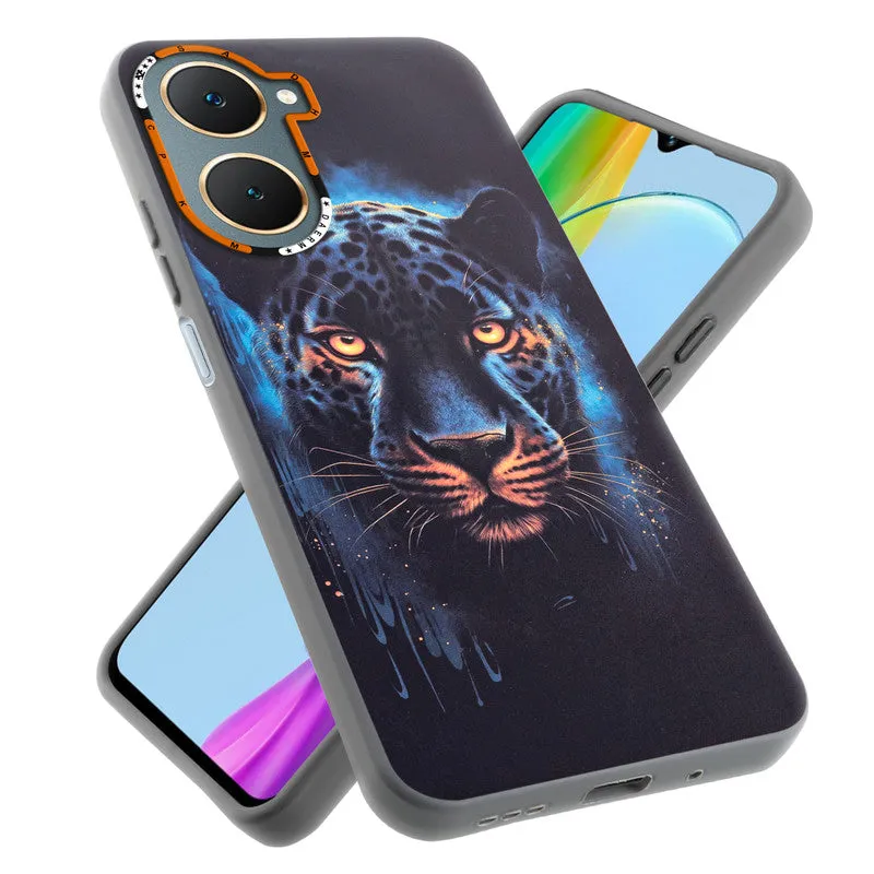 Dark Elegant Wild Creatures Printed Back Cases For Vivo Y18e