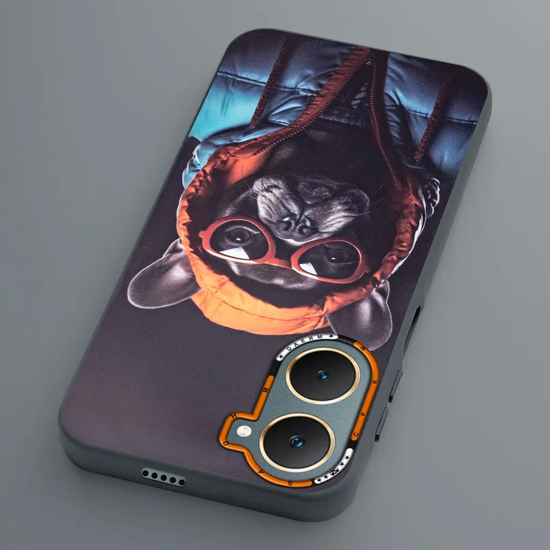 Dark Elegant Wild Creatures Printed Back Cases For Vivo Y18e