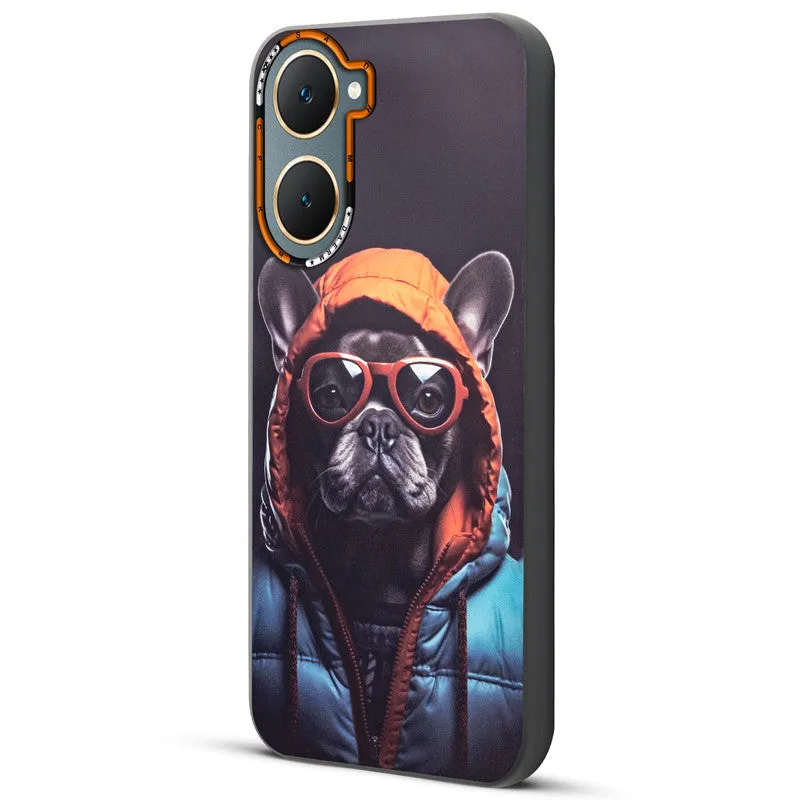 Dark Elegant Wild Creatures Printed Back Cases For Vivo Y18e