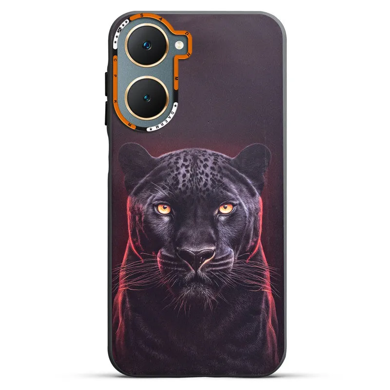 Dark Elegant Wild Creatures Printed Back Cases For Vivo Y18e