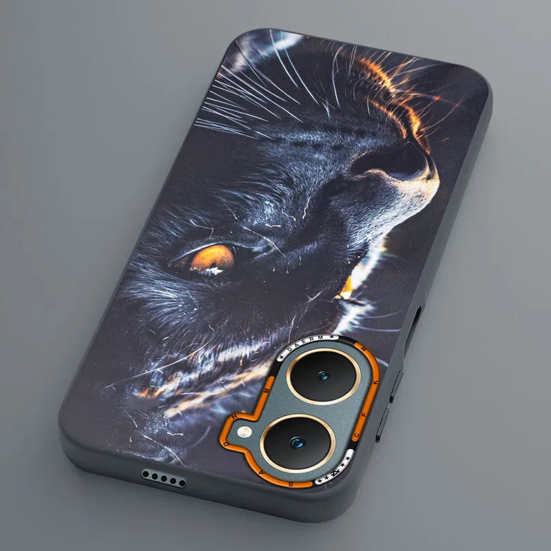Dark Elegant Wild Creatures Printed Back Cases For Vivo Y18e
