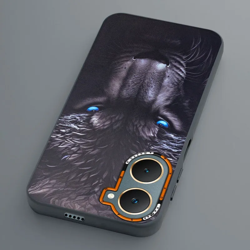 Dark Elegant Wild Creatures Printed Back Cases For Vivo Y18e