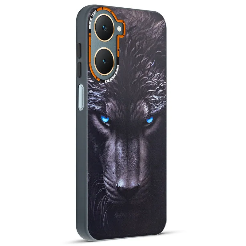 Dark Elegant Wild Creatures Printed Back Cases For Vivo Y18e