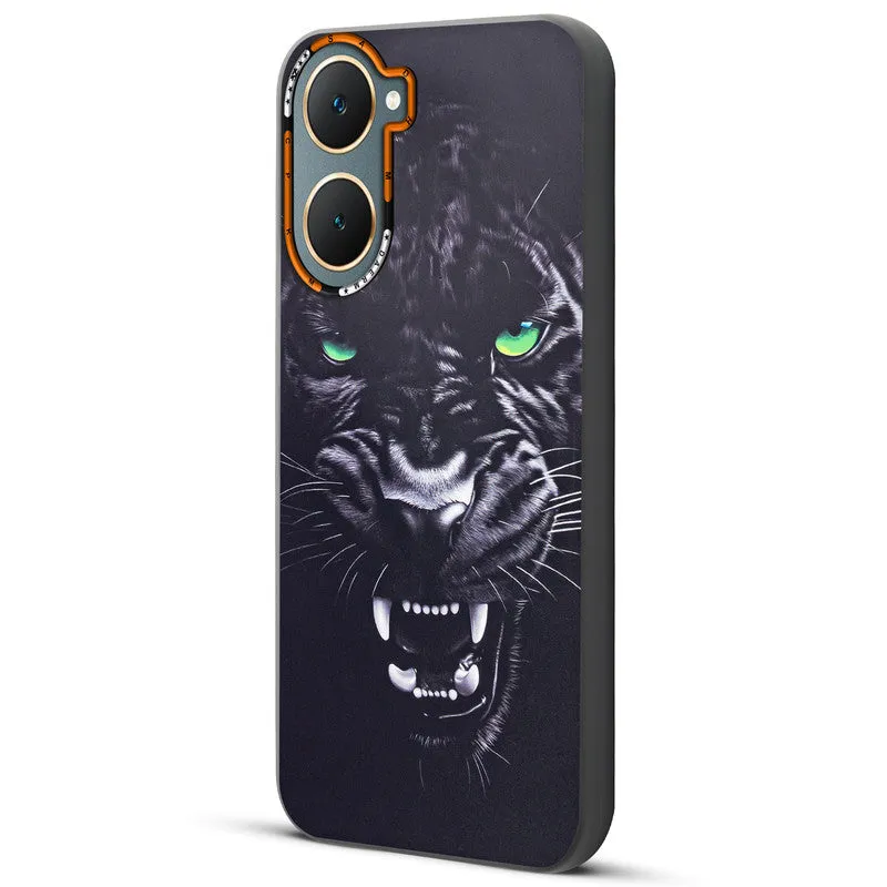 Dark Elegant Wild Creatures Printed Back Cases For Vivo Y18e
