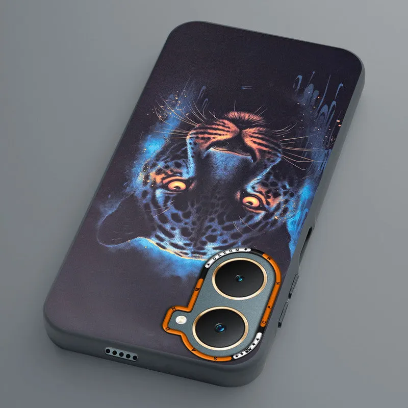 Dark Elegant Wild Creatures Printed Back Cases For Vivo Y18e