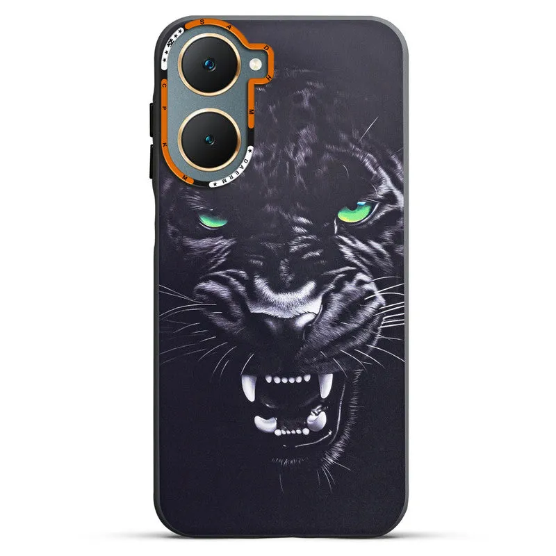 Dark Elegant Wild Creatures Printed Back Cases For Vivo Y18e