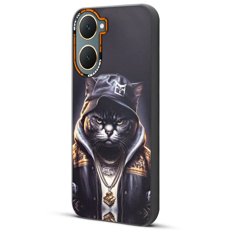 Dark Elegant Wild Creatures Printed Back Cases For Vivo Y18e
