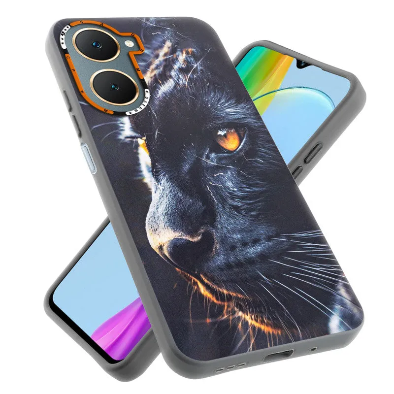 Dark Elegant Wild Creatures Printed Back Cases For Vivo Y18e