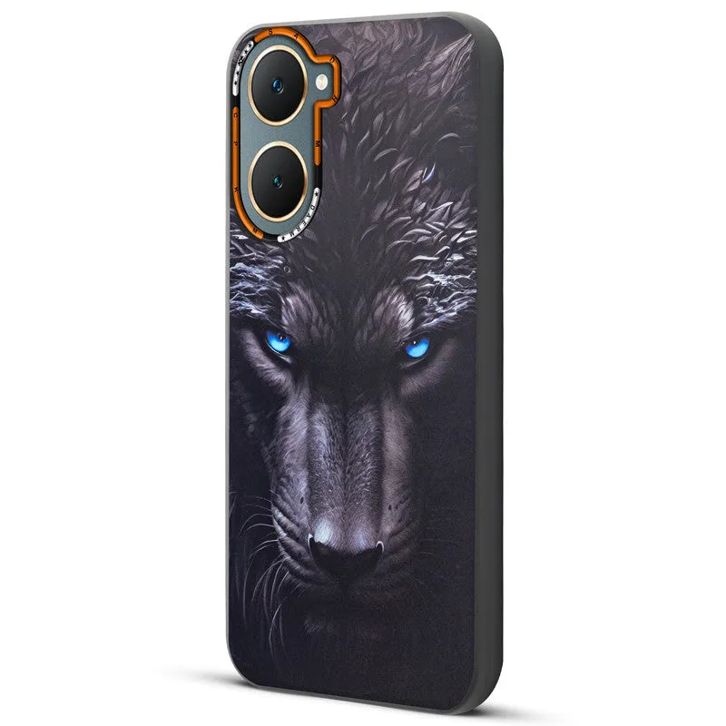Dark Elegant Wild Creatures Printed Back Cases For Vivo Y18e