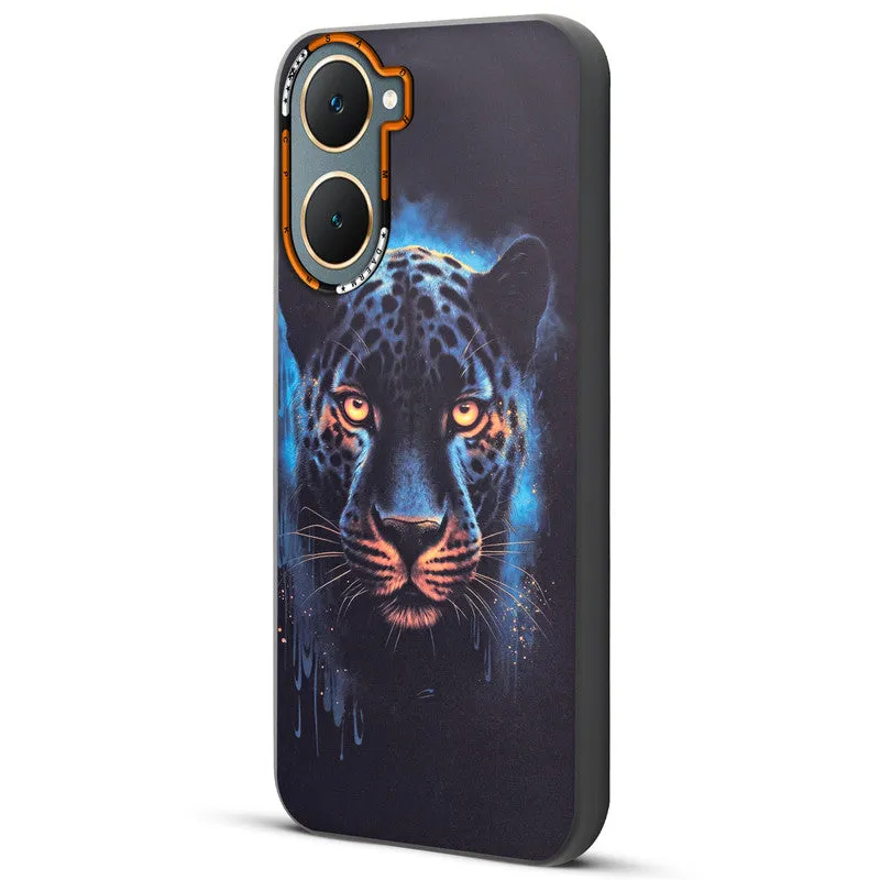 Dark Elegant Wild Creatures Printed Back Cases For Vivo Y18e