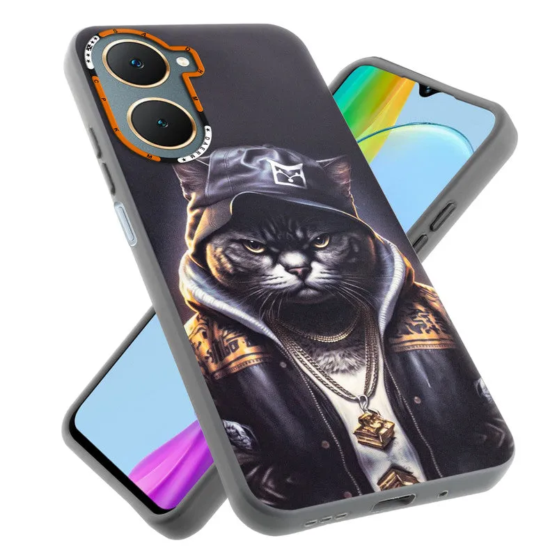 Dark Elegant Wild Creatures Printed Back Cases For Vivo Y18e