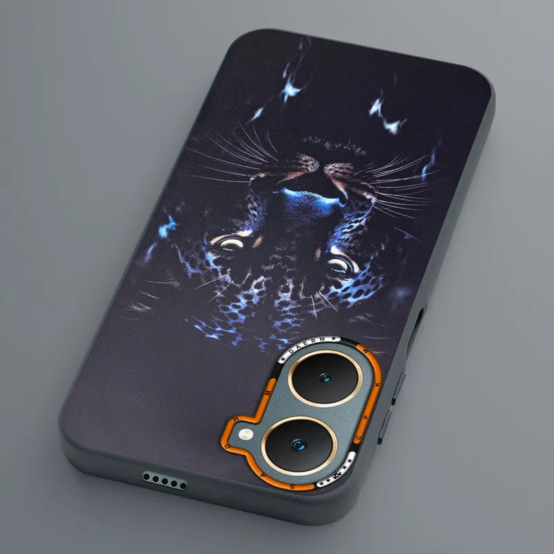 Dark Elegant Wild Creatures Printed Back Cases For Vivo Y18e