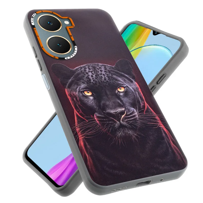 Dark Elegant Wild Creatures Printed Back Cases For Vivo Y18e