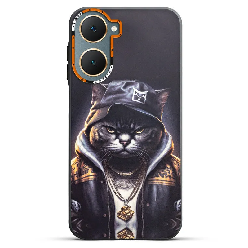Dark Elegant Wild Creatures Printed Back Cases For Vivo Y18e