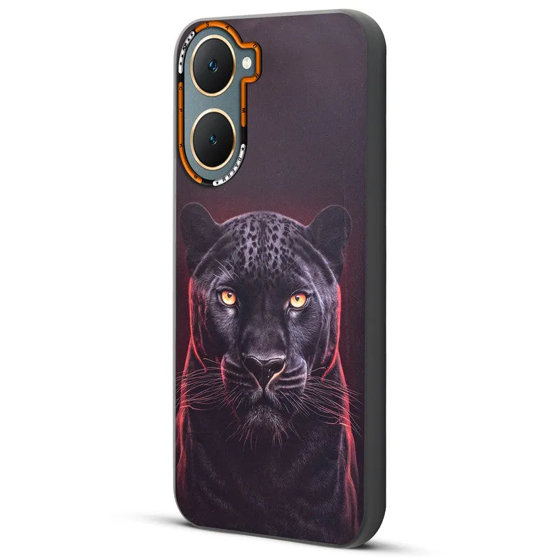 Dark Elegant Wild Creatures Printed Back Cases For Vivo Y18e