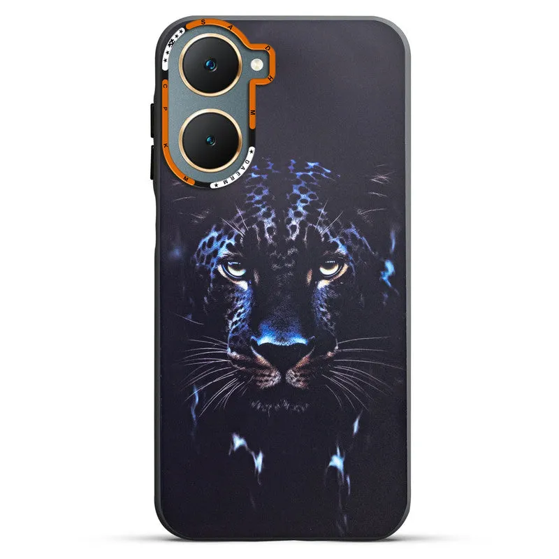 Dark Elegant Wild Creatures Printed Back Cases For Vivo Y18e