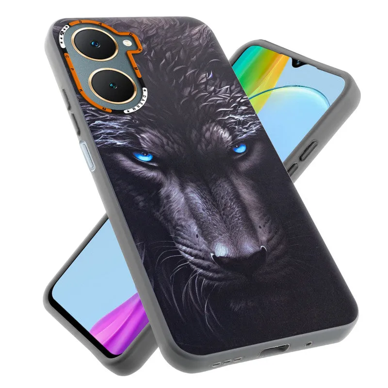 Dark Elegant Wild Creatures Printed Back Cases For Vivo Y18e