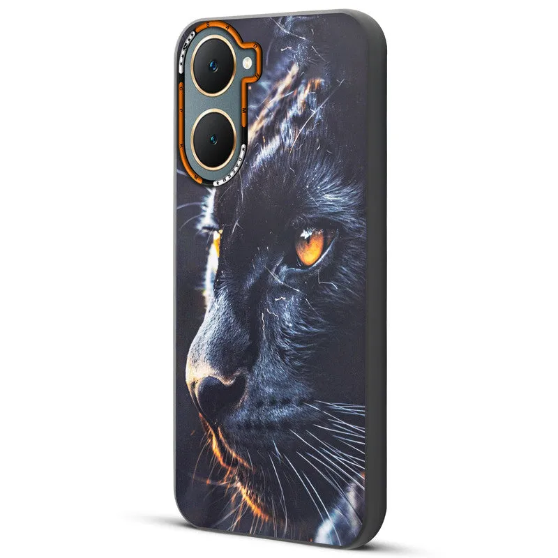 Dark Elegant Wild Creatures Printed Back Cases For Vivo Y18e