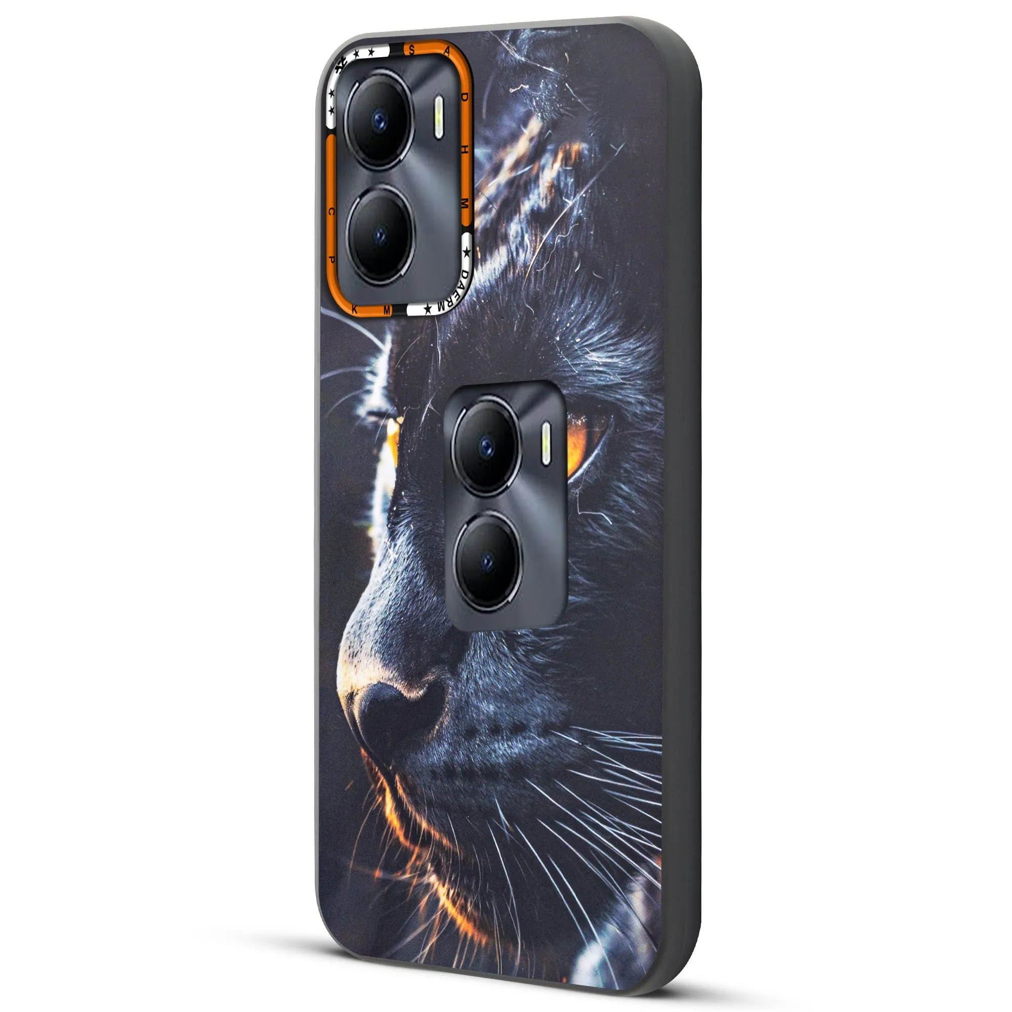 Dark Elegant Wild Creatures Printed Back Cases For Vivo Y56 5G