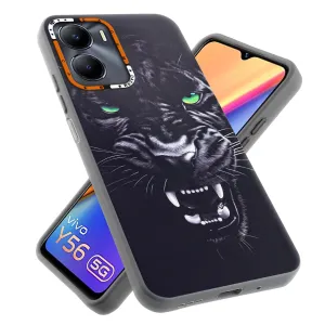 Dark Elegant Wild Creatures Printed Back Cases For Vivo Y56 5G