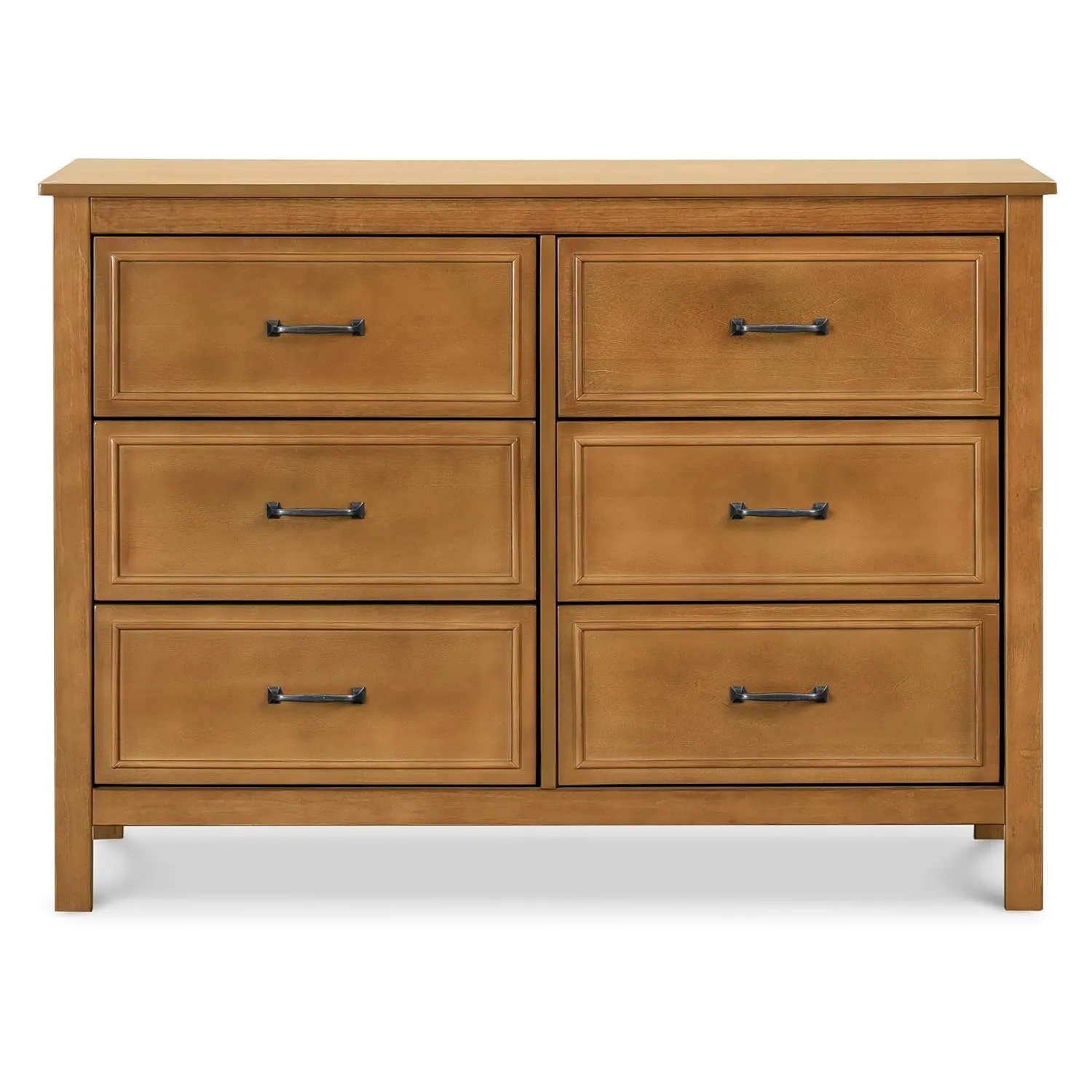 DaVinci Charlie 6-Drawer Double Dresser in Chestnut