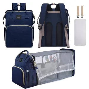 Diaper Bag Backpack, Multifunctional Baby Diaper Bag, Diaper Changing Station for Boys Girls, Large Capacity Travel Baby Bag for Mom Dad