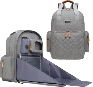 Diaper Bag Backpack with Changing Station, Baby Diaper Bag Organizer for Moms Dads Large Baby Changing Bags
