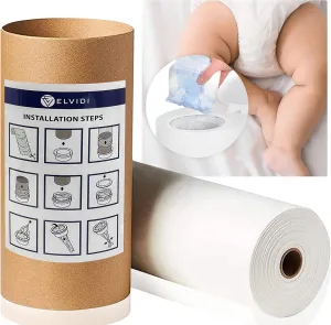 Diaper Pail refills 200m for babies | No Unpleasant Odors | Easy to Use | Sturdy | Eco-Friendly | Compatible with Diaper Genie, Tommee Tippee and many more