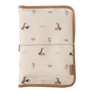 Diaper Travel Pouch - Rabbit Sandshell