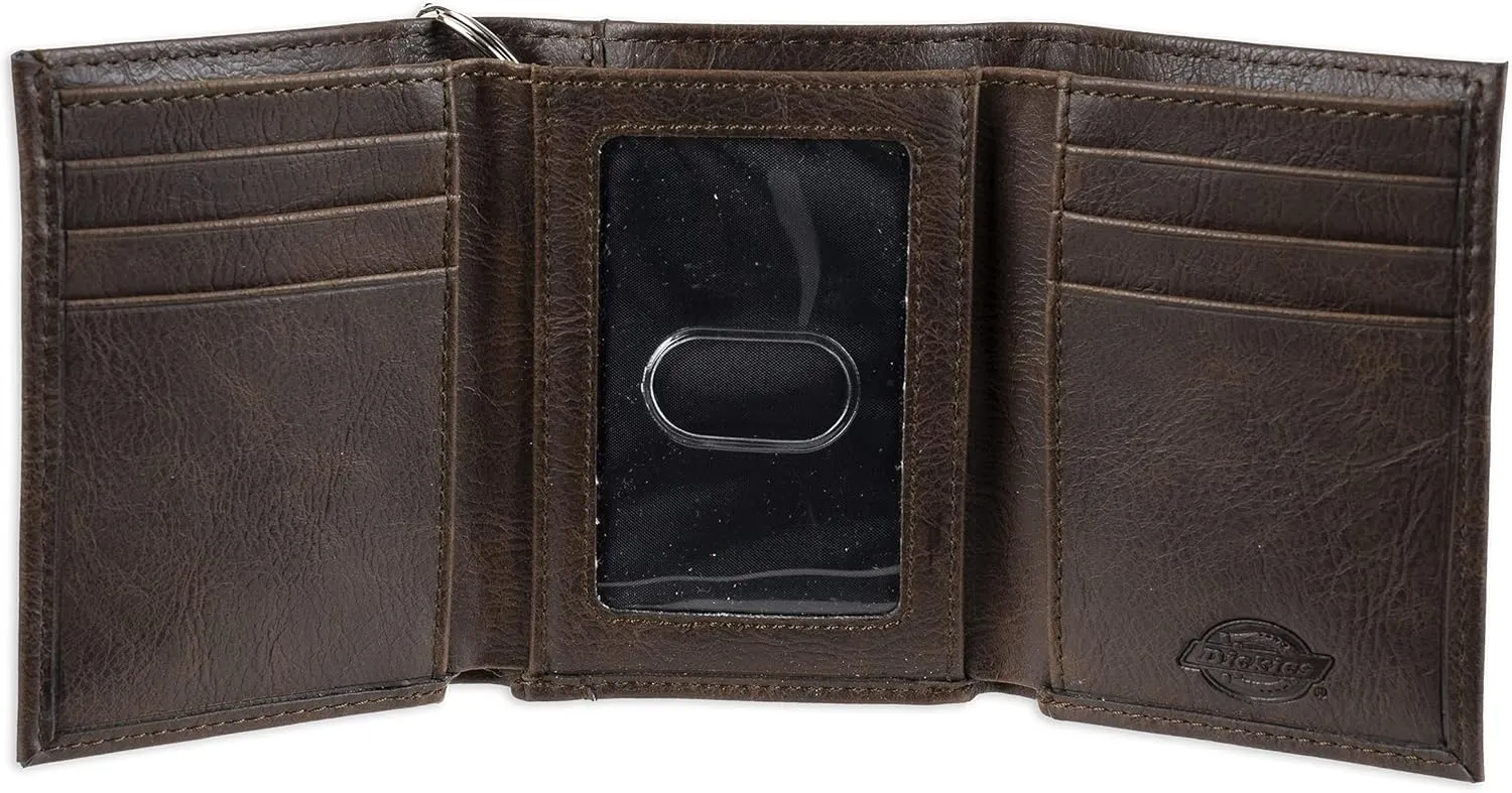 Dickies Men's Chain Trifold and Bifold Wallets