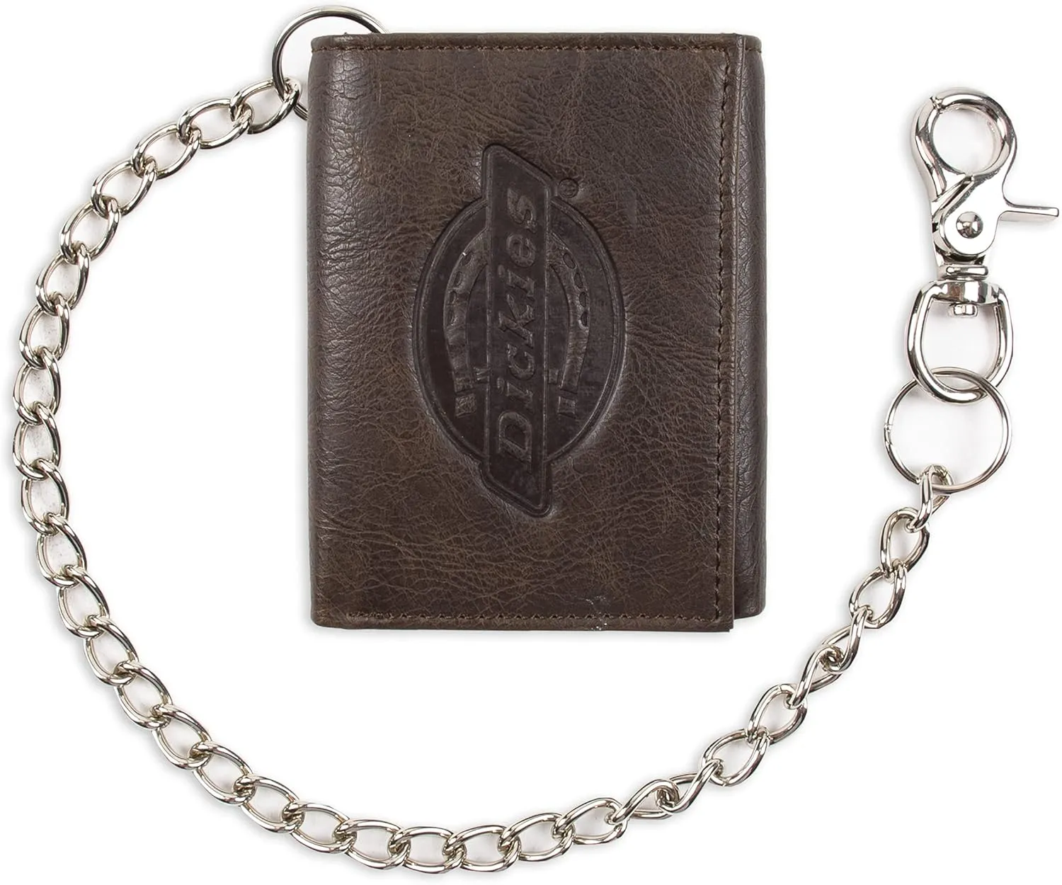 Dickies Men's Chain Trifold and Bifold Wallets