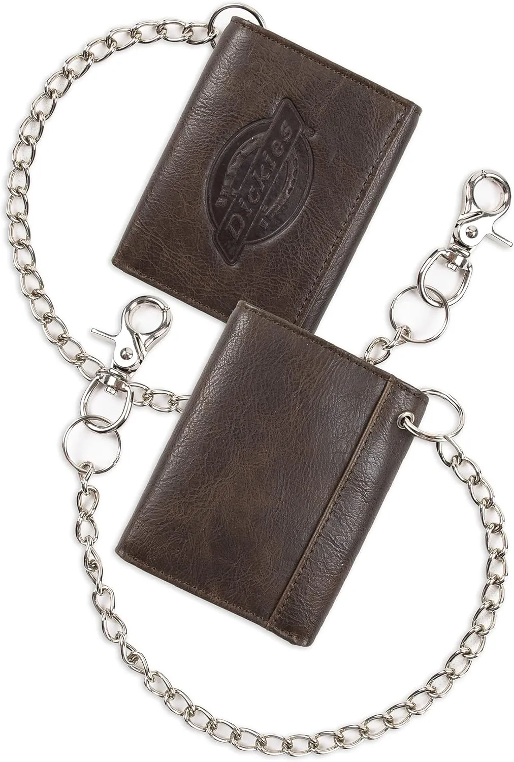 Dickies Men's Chain Trifold and Bifold Wallets