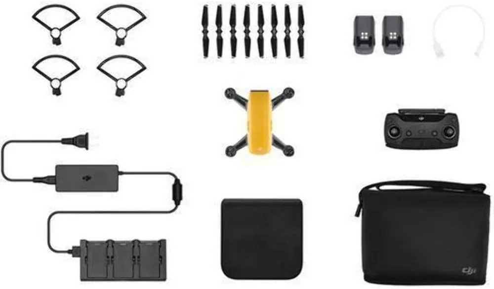 DJI Spark, Fly More Combo, Sunrise Yellow