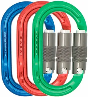 DMM Ultra O Triple-action Aluminum Carabiner, 3-pack