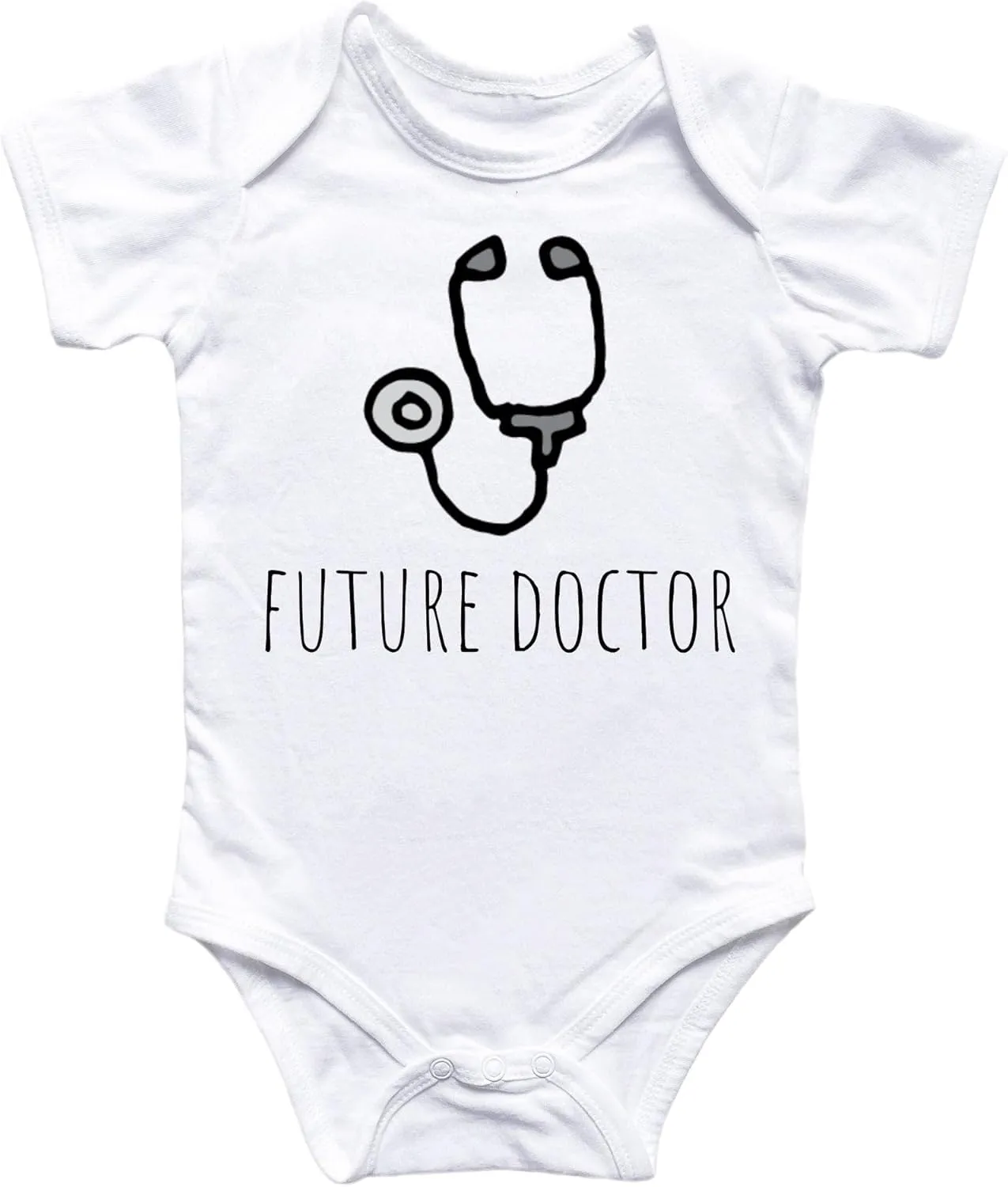 Doctor Future - Baby Boy Girl Clothes Infant Bodysuit Funny Cute Compatible with Newborn 3
