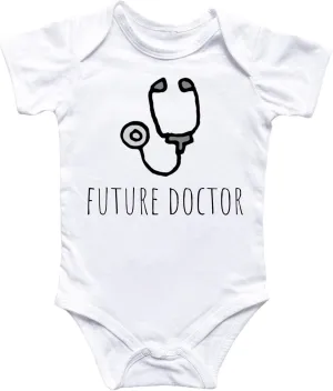 Doctor Future - Baby Boy Girl Clothes Infant Bodysuit Funny Cute Compatible with Newborn 3