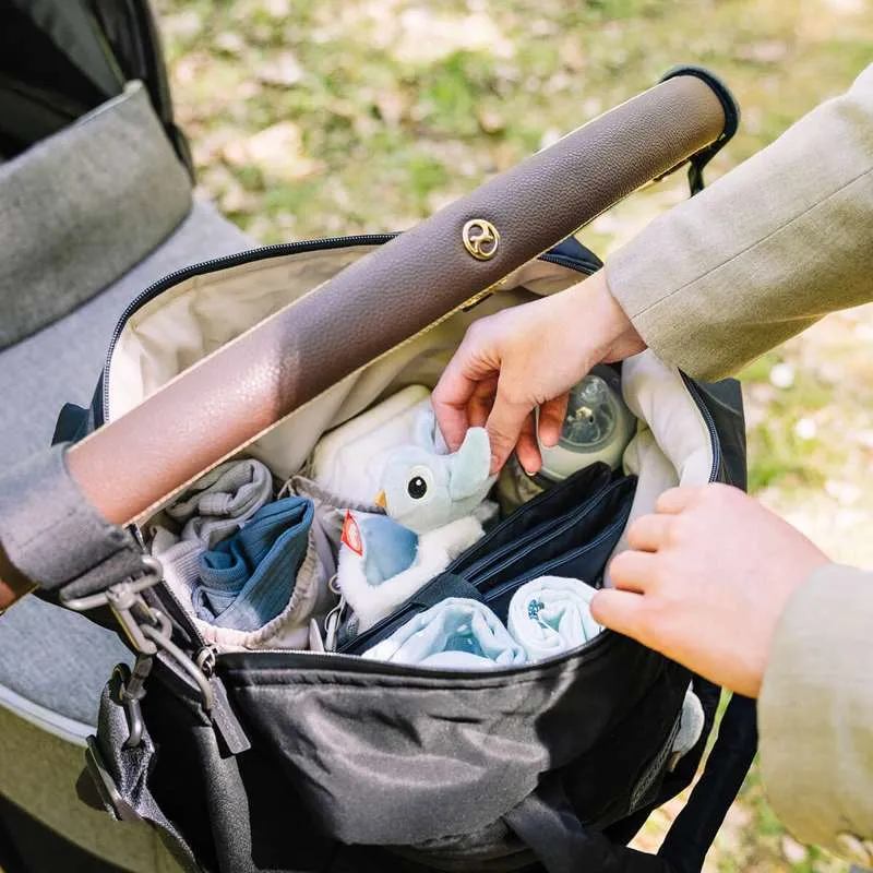 Done by Deer Quilted Diaper Bag - Black 