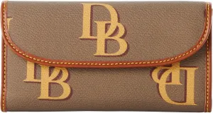 Dooney & Bourke Handbag, Monogram Continental Clutch Wallet