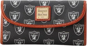 Dooney & Bourke Handbag, NFL Raiders Continental Clutch Wallet