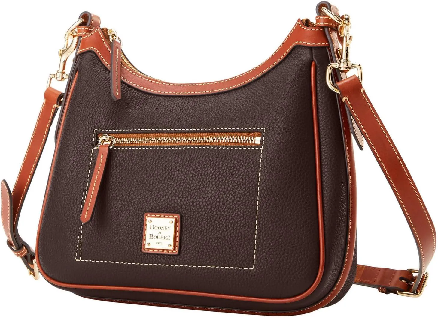 Dooney & Bourke Handbag, Pebble Grain Crossbody Hobo Shoulder Bag