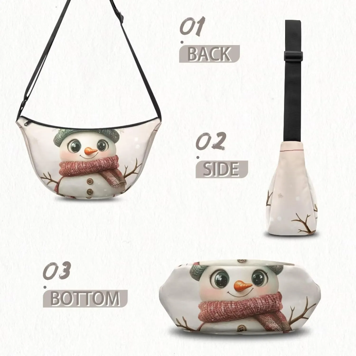 Dumpling Shoulder Bags for Women With Adjustable Strap For Daily Use