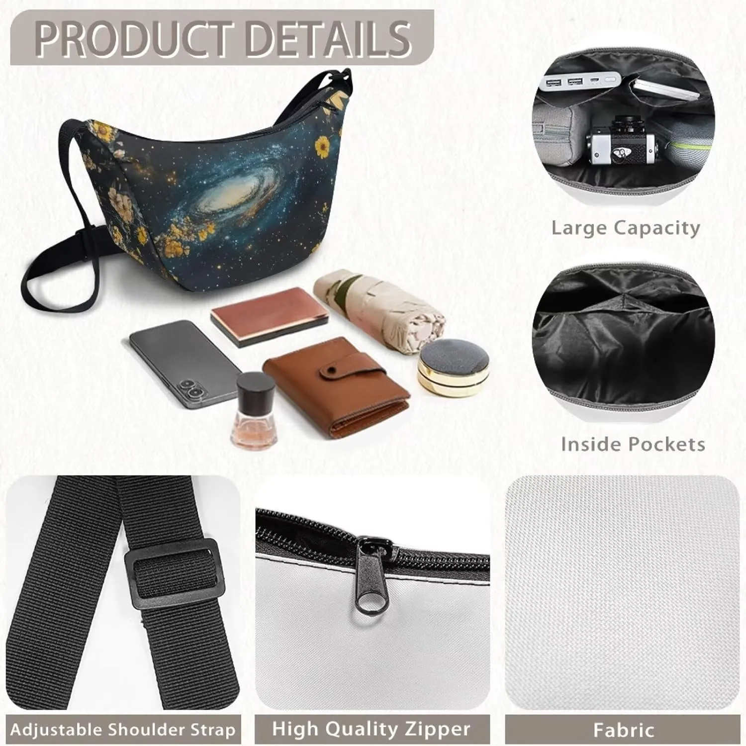 Dumpling Shoulder Bags for Women With Adjustable Strap For Daily Use