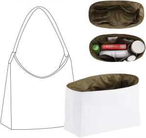 DupontPaper Bag Organizer Insert For Goyard Hobo Portable Travel Handbag Liner Storage Cosmetic Inner Bag Support Shaper