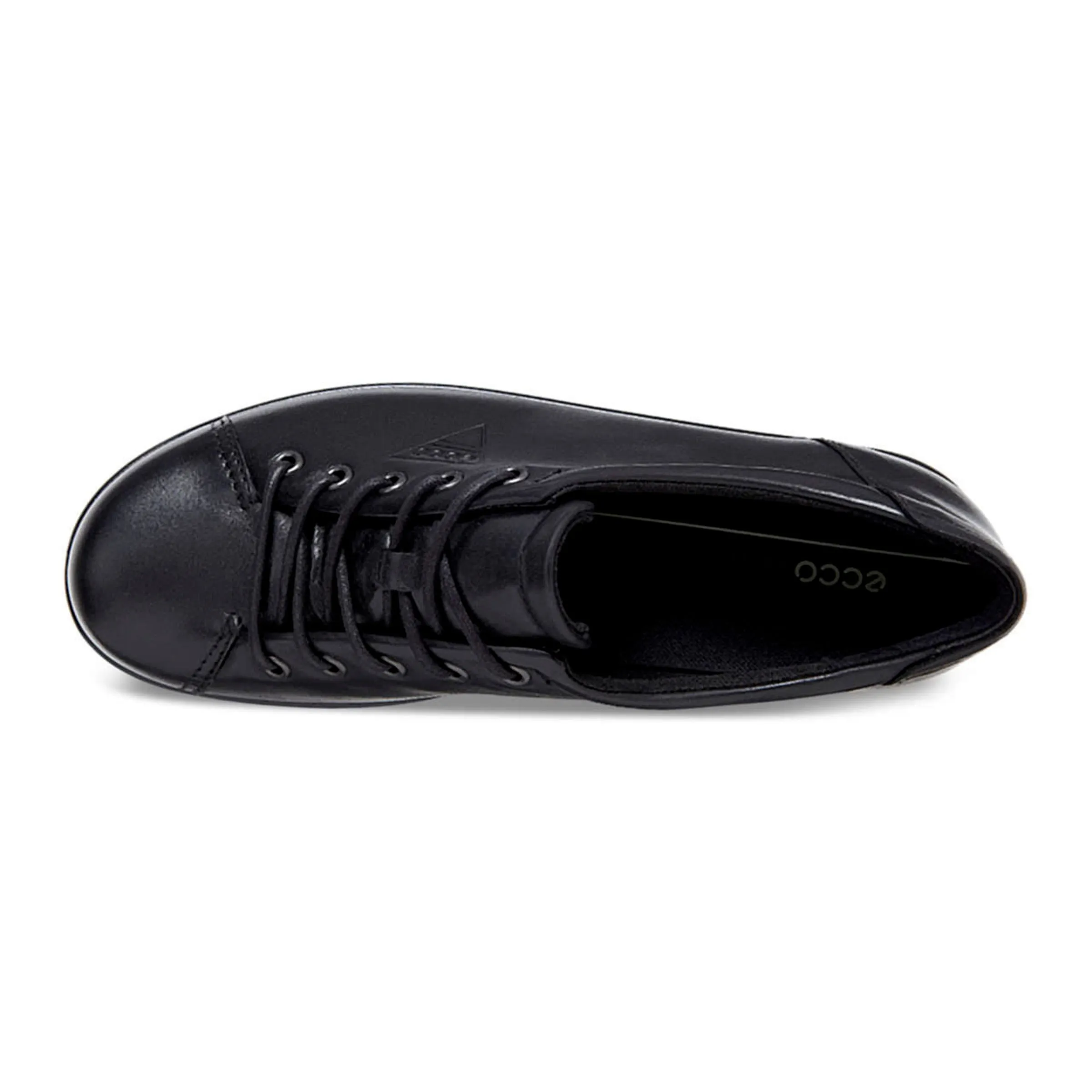ECCO Soft 2.0 - Ladies Lace Shoe in Black