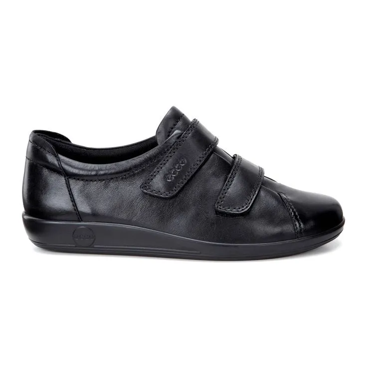 ECCO Soft 2.0 - Ladies Soft Leather Velcro Shoe
