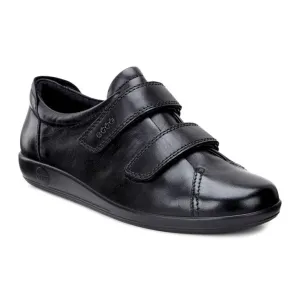 ECCO Soft 2.0 - Ladies Soft Leather Velcro Shoe