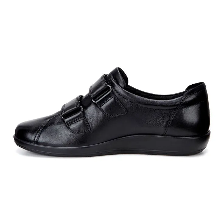 ECCO Soft 2.0 - Ladies Soft Leather Velcro Shoe