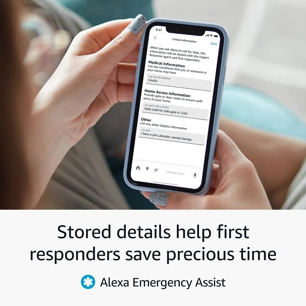 Echo Show 8 (3rd Gen, 2023 release)   Alexa Emergency Assist Monthly (auto-renewal) | With Spatial Audio and Smart Home Hub | Glacier White