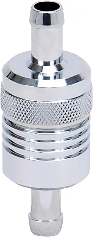 Edelbrock Russell 645120 Chrome Aluminum Street Fuel Filter