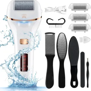 Electric Foot Callus Remover, Rechargeable Portable Electronic Foot File Pedicure Kits, Foot Scrubber File, Professional Foot Care for Dead Skin Ideal Gift